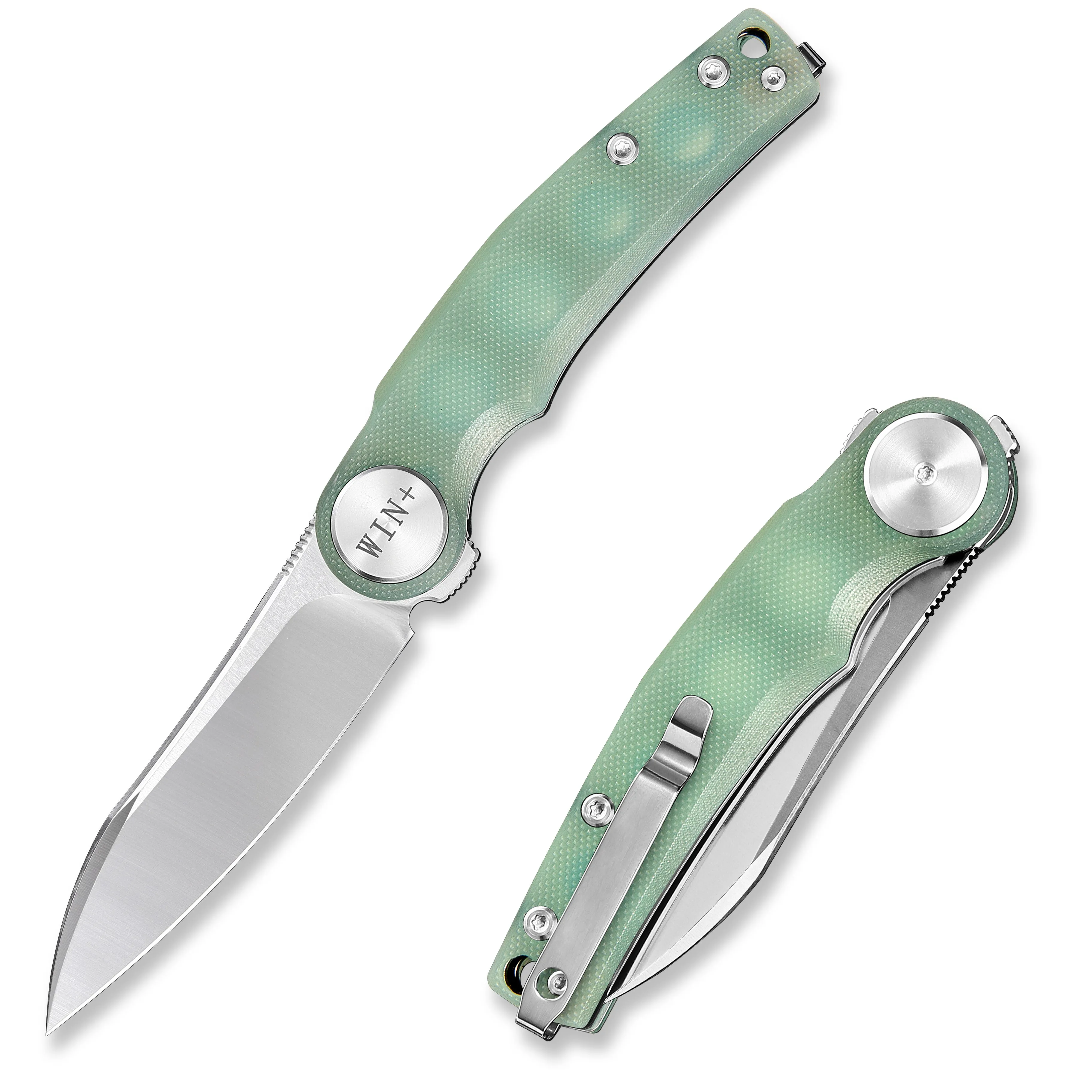 D2 Pocket Knife With G10 Handle And Liner Lock System