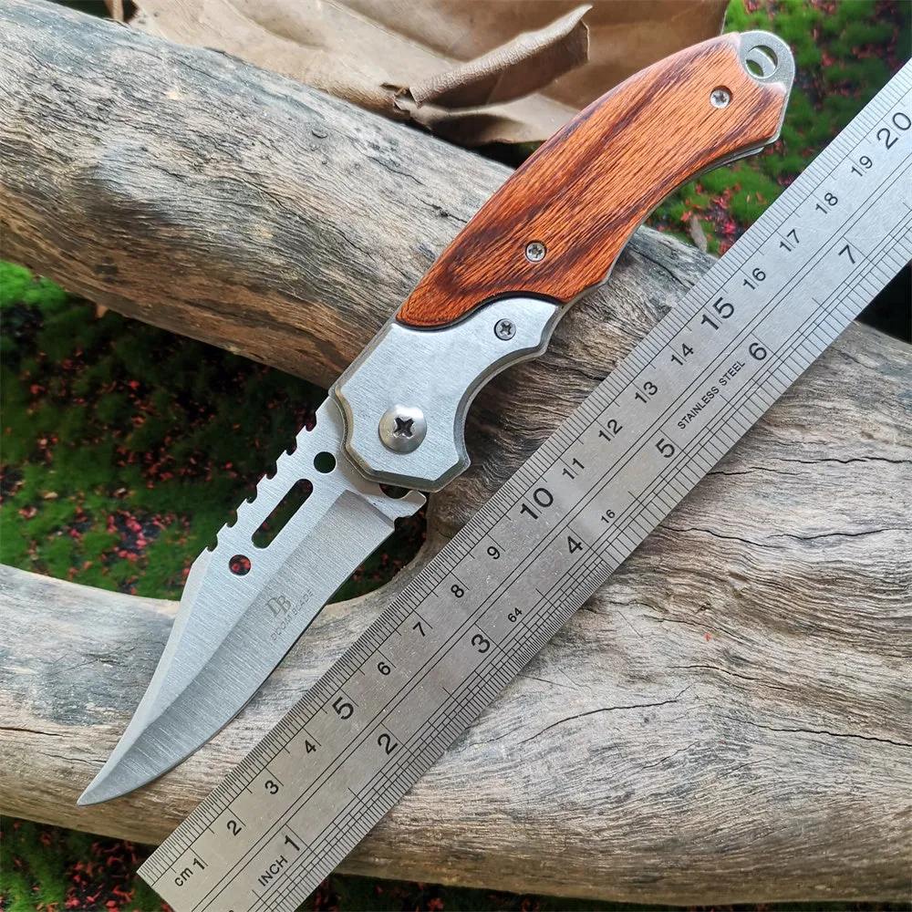 DB Folding Blade Knife for Self Defense and Survival