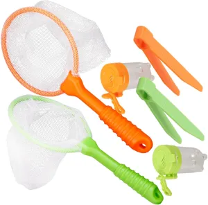 DECHOUS 2 Sets Catching Set Observation Cage Butterflies Cage Butterfly Camping for Flying Nets Handheld Kit Breathable Catching Net Netting Outdoor Butterflies Incubator Plastic
