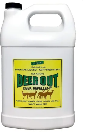 DEER OUT® 1 Gallon Ready-to-Use Refill - Deer Repellent.