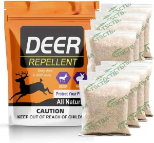 Deer Repellent for Plants,Rabbit Repellent for Plants, Deer Repeller, Deer Deterrent for Garden, Deer Away, Rabbit Deterrent for Yard, Deer Away-8P