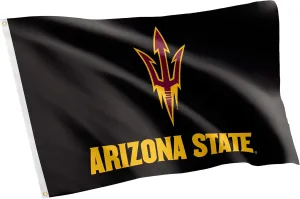 Desert Cactus Arizona State University ASU Flag - 3 x 5 Feet Devils Banner, Indoor/Outdoor Durable Fabric, 100% Polyester Design (Style Y)