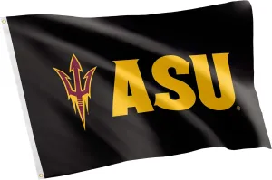Desert Cactus Arizona State University ASU Flag - 3 x 5 Feet Devils Banner, Indoor/Outdoor Durable Fabric, 100% Polyester Design (Style Z)