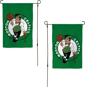 Desert Cactus Boston Celtics BC Garden Flag – 19 x 12 inch NBA Boston Celtics Team Banner, For Outdoor Display and Events (Design A)