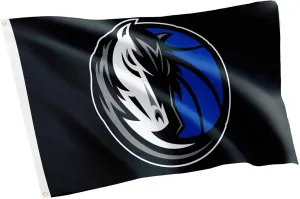 Desert Cactus Dallas Mavericks DM Flag - 3 x 5 Feet Mavericks Banner, Indoor/Outdoor Durable Fabric, 100% Polyester Design (Style M)
