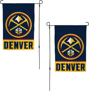 Desert Cactus Denver Nuggets DN Garden Flag – 19 x 12 inch NBA Denver Nuggets Team Banner, For Outdoor Display and Events (Design A)