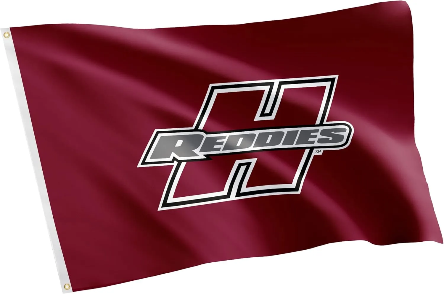Desert Cactus Henderson State University HSU Flag - 3 x 5 Feet Reddies Banner, Indoor/Outdoor Durable Fabric, 100% Polyester Design (Style 1)