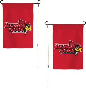 Desert Cactus Illinois State University ISU Garden Flag – 19 x 12 inch Illinois State Redbirds Banner, For Outdoor Display and Events (Design A)