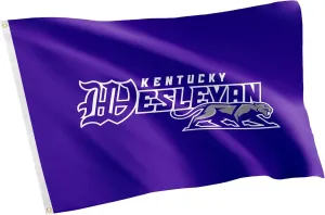 Desert Cactus Kentucky Wesleyan College KWC Flag - 3 x 5 Feet Panthers Banner, Indoor/Outdoor Durable Fabric, 100% Polyester Design (Style 1)