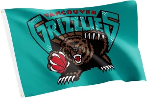 Desert Cactus Memphis Grizzlies Flag Team NBA National Basketball Association 100% Polyester Indoor Outdoor 3x5 feet Flagss (Flag M)