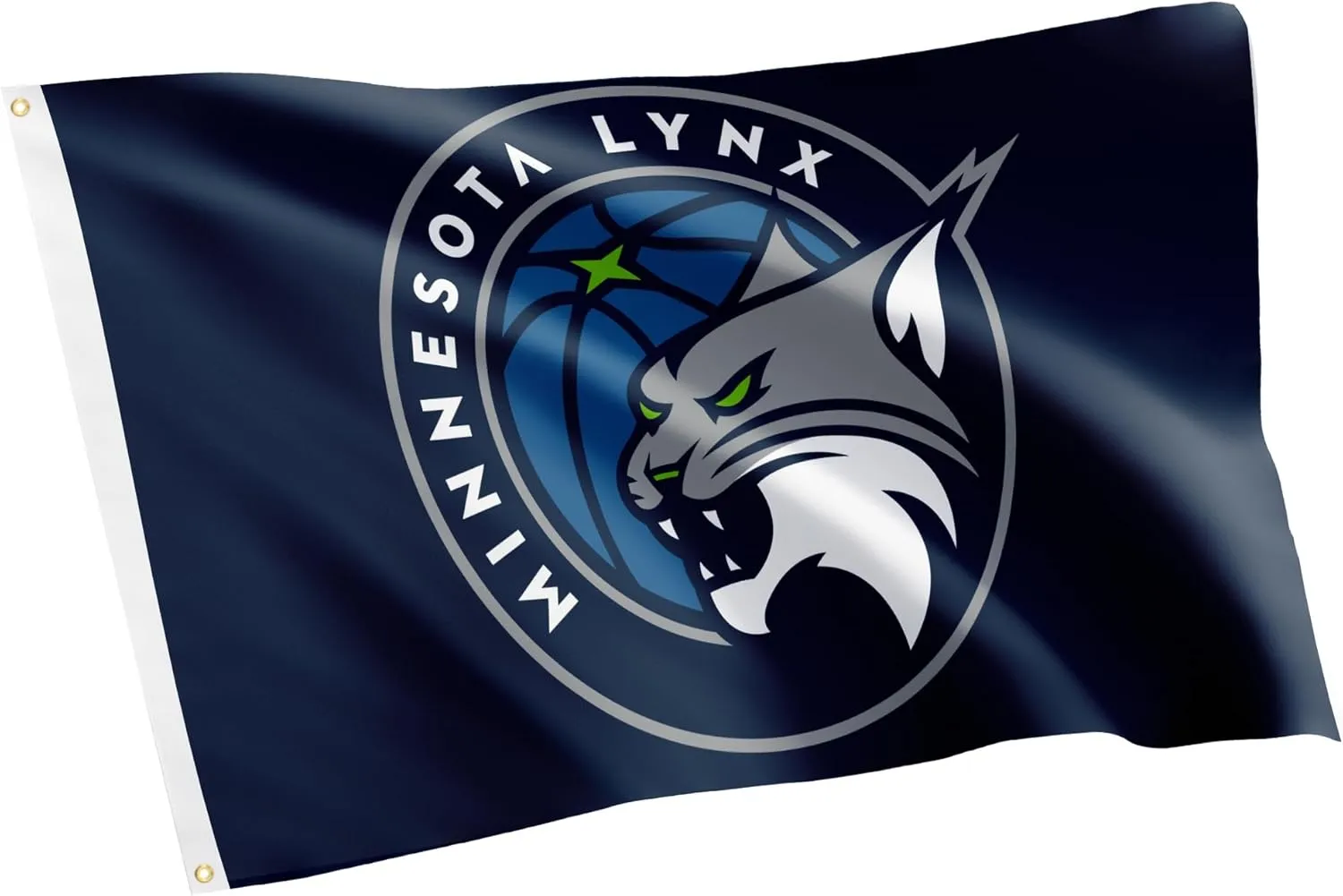 Desert Cactus Minnesota Lynx Flag Team WNBA 100% Polyester Indoor Outdoor 3x5 feet Flags (Dark Blue)