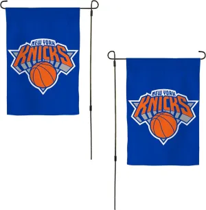 Desert Cactus New York Knicks NYK Garden Flag – 19 x 12 inch NBA New York Knicks Team Banner, For Outdoor Display and Events (Design B)