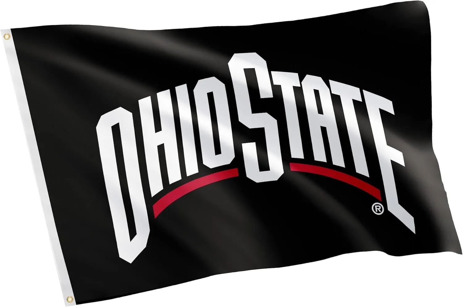 Desert Cactus Ohio State University OSU Flag - 3 x 5 Feet Buckeyes Banner, Indoor/Outdoor Durable Fabric, 100% Polyester Design (Style 16)
