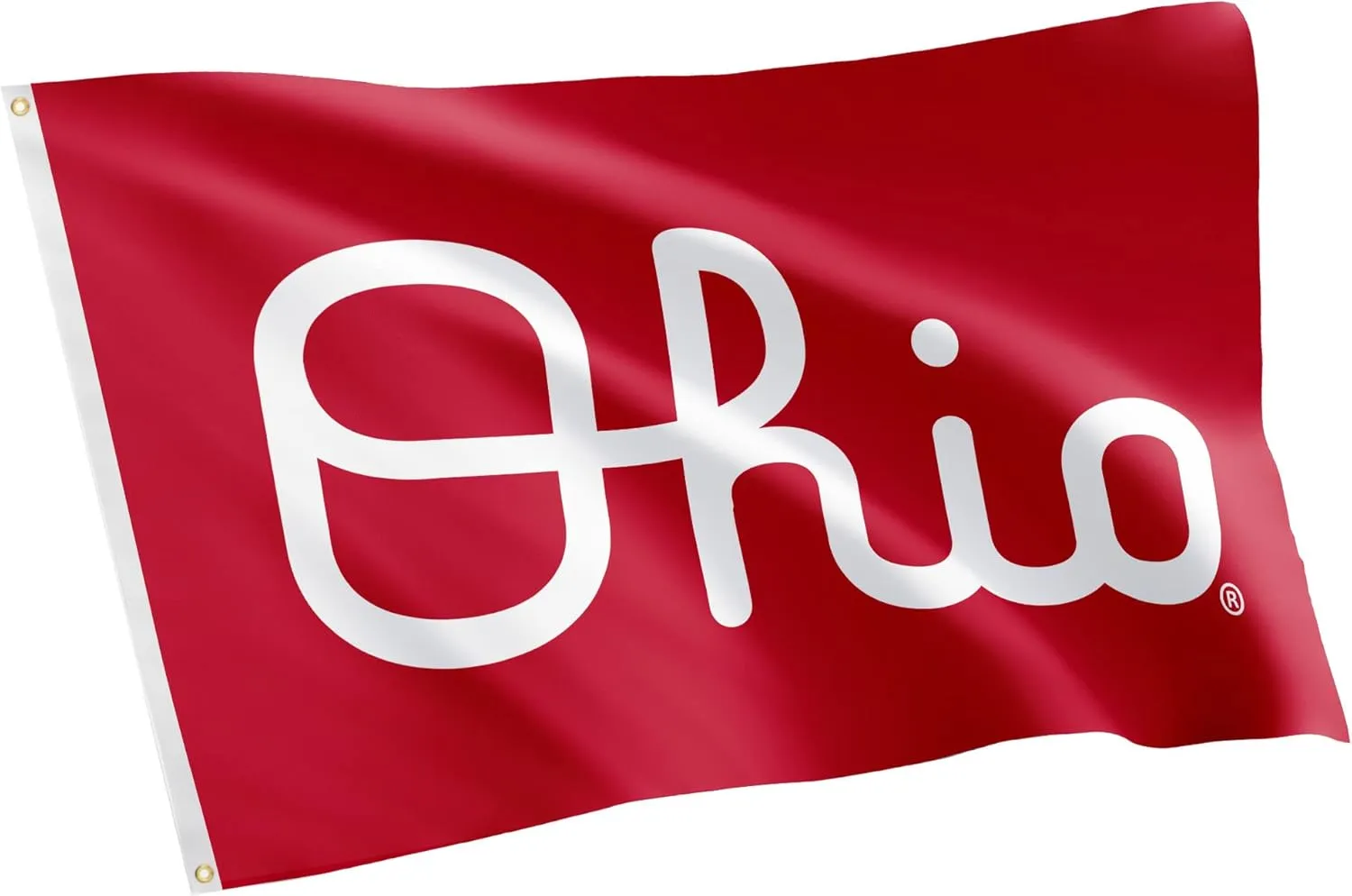 Desert Cactus Ohio State University OSU Flag - 3 x 5 Feet Buckeyes Banner, Indoor/Outdoor Durable Fabric, 100% Polyester Design (Style 5)