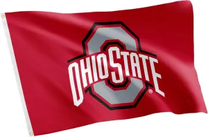 Desert Cactus Ohio State University OSU Flag - 3 x 5 Feet Buckeyes Banner, Indoor/Outdoor Durable Fabric, 100% Polyester Design (Style 8)