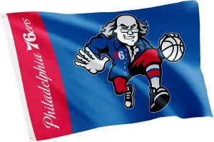 Desert Cactus Philadelphia 76ers Flag Team NBA National Basketball Association 100% Polyester Indoor Outdoor 3x5 feet Flags (Flag H)