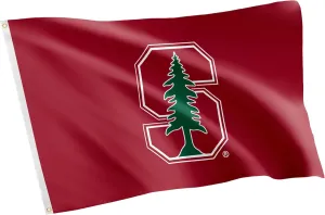 Desert Cactus Stanford University SU Flag - 3 x 5 Feet Cardinal Banner, Indoor/Outdoor Durable Fabric, 100% Polyester Design (Style 1)