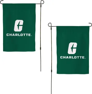 Desert Cactus University of North Carolina Charlotte UNCC Garden Flag – 19 x 12 inch Charlotte 49ers Banner, For Outdoor Display and Events (Design C)