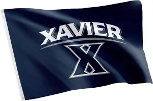 Desert Cactus Xavier University XU Flag - 3 x 5 Feet Musketeers Banner, Indoor/Outdoor Durable Fabric, 100% Polyester Design (Style 1)