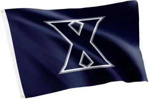 Desert Cactus Xavier University XU Flag - 3 x 5 Feet Musketeers Banner, Indoor/Outdoor Durable Fabric, 100% Polyester Design (Style 2)