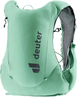 Deuter Women’s Traick 5L SL Hydro, Minimalist Trail Running Vest, 5 Liter - Spearmint-Seagreen - Medium