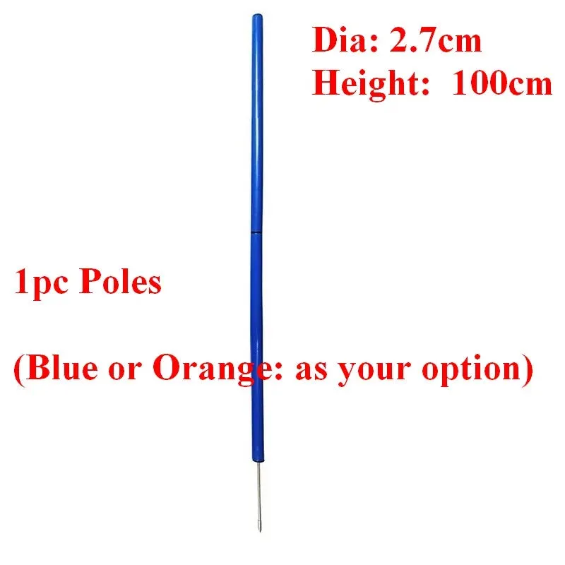 Dog Agility Training Poles - Outdoor Obstacle Jumping Poles