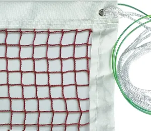 DOURR Outdoor Indoor Badminton Net Replacement with Steel Cable Ropes for Backyard Beach Garden Schoolyard (20 FT x 2.5 FT)