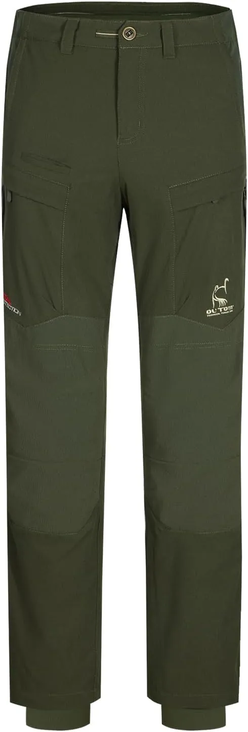 Drake Waterfowl Men's Early Bird Durable Breathable Stretch Quiet Water-Repellent Outdoor Hunting Pants, Knee Pad Included