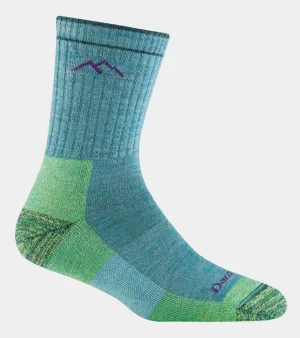 DT -Hiker Micro Crew Midweight Hiker Sock  -Aqua Heather -Small