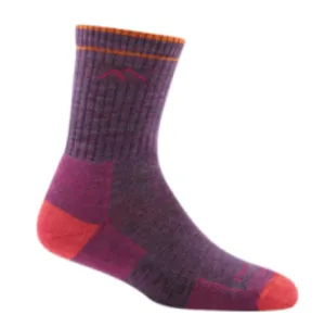 DT -Hiker Micro Crew Midweight Hiker Sock  -Plum Heather -Medium