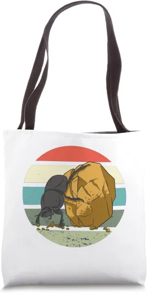 Dung Beetle Roll it Insect Entomology Rolling Dung Beetle Tote Bag