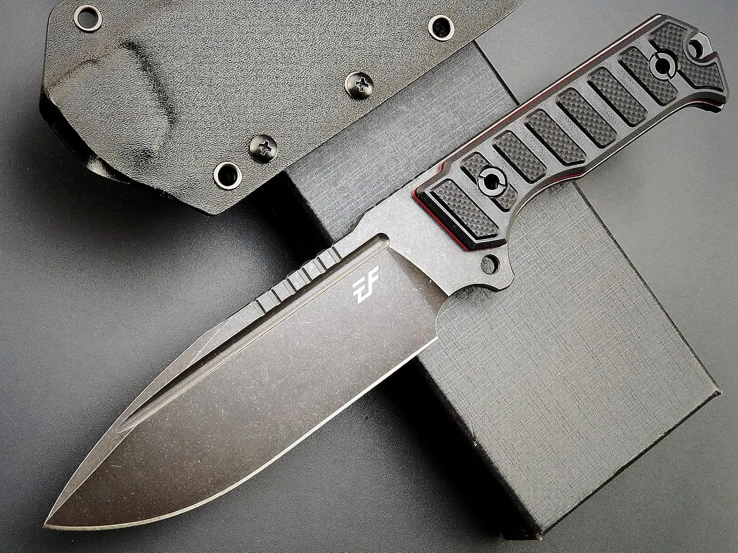 Eafengrow EF135 Fixed Blade Knife, DC53 Steel Blade,G10 Handle Full Tang EDC Fixed Knifes for Working Camping Survival