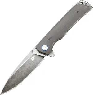 Eafengrow EF973 Folding Knife, D2 Steel Blade Micarta Handle Scale Pocket Knife Folder for Working Camping Hiking EDC Tool Knife(black)