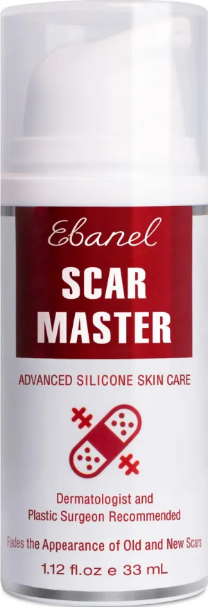 Ebanel Advanced Silicone Scar Gel with Allantoin, Emu Oil, Vitamin E and Onion Extract, Medical-Grade Cream for Old & New Scars from Surgeries, C-Section, Injuries, Burns, Keloids & More