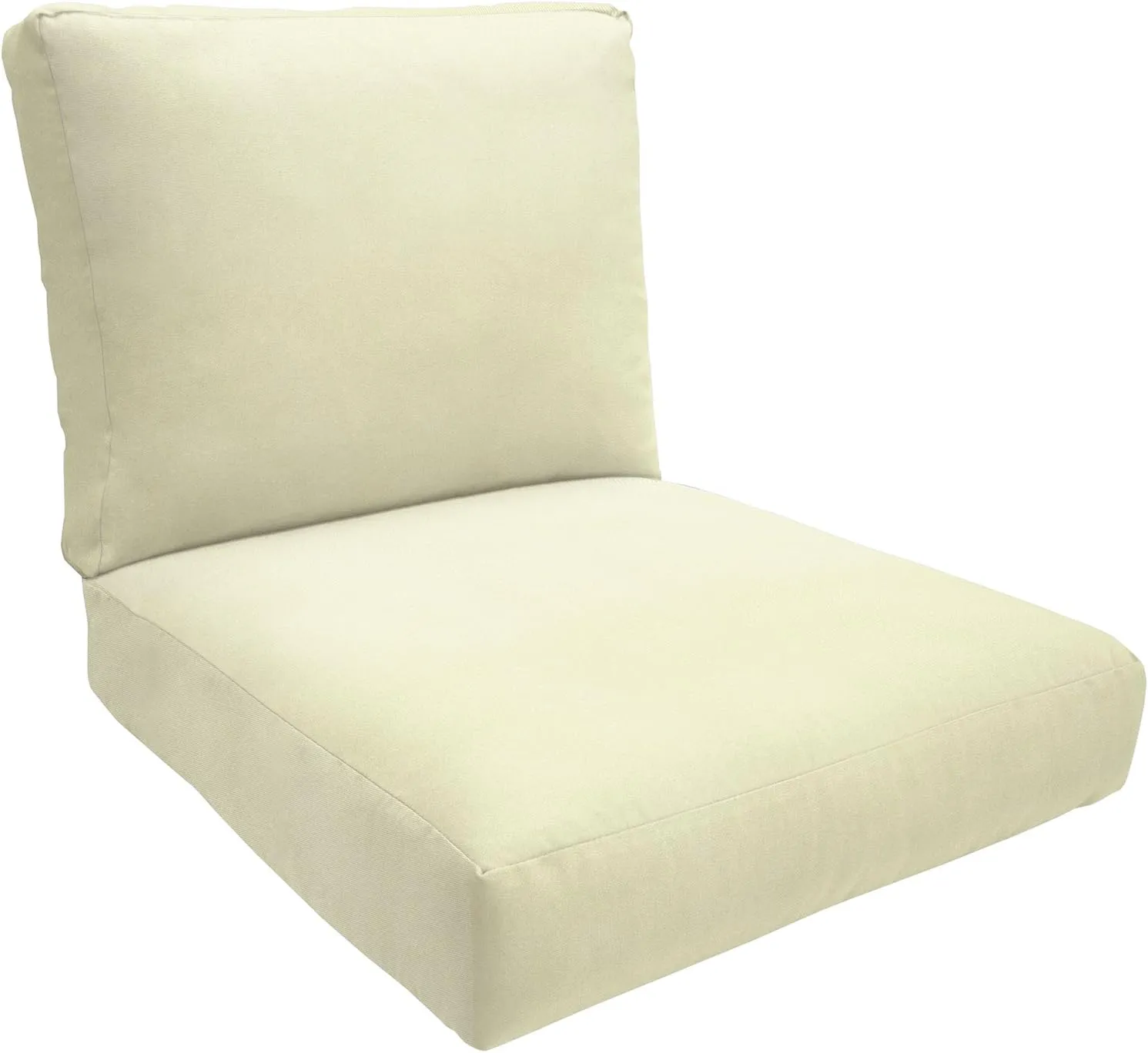 Eddie Bauer Cushion, 24" X 26" X 5", Canvas Natural