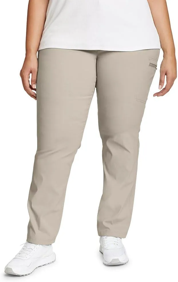 Eddie Bauer Women’s Rainier Hiking Pants, Durable, Comfortable, Water Repellent, Phone Pocket, UPF 50  Protection