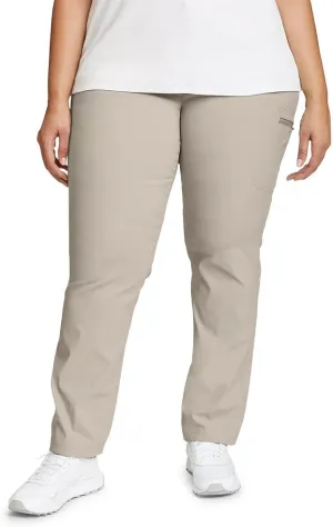 Eddie Bauer Women’s Rainier Hiking Pants, Durable, Comfortable, Water Repellent, Phone Pocket, UPF 50  Protection