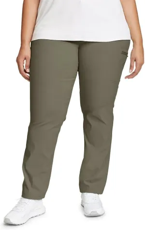 Eddie Bauer Women’s Rainier Hiking Pants, Durable, Comfortable, Water Repellent, Phone Pocket, UPF 50  Protection