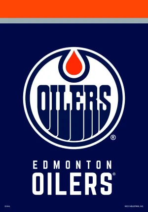 Edmonton Oilers House Flag Hockey Licensed 28" x 40"