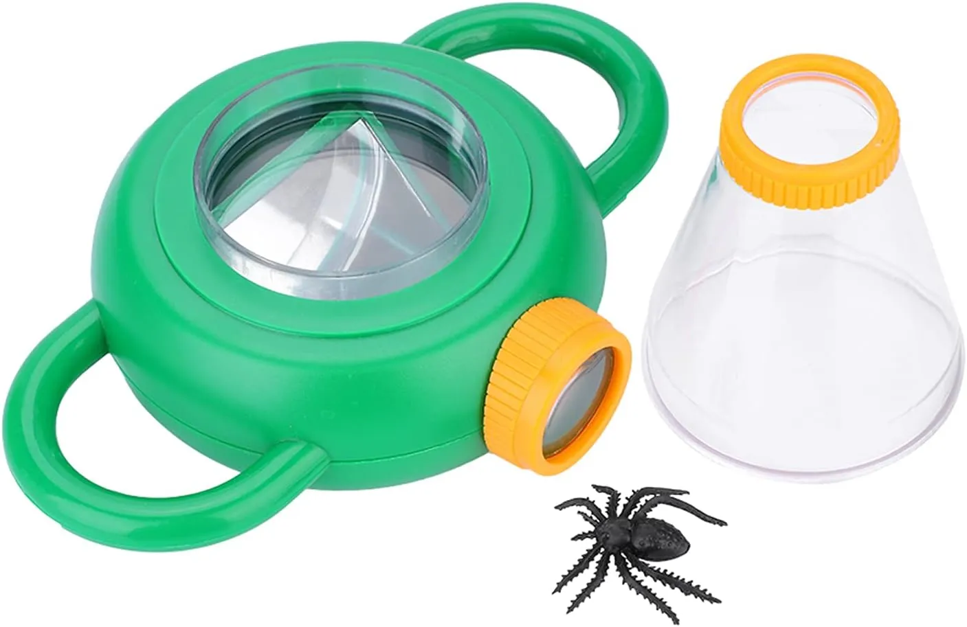 Educational Viewer Viewer 4X Magnification Two Way Viewer for Kids Children Nature Exploration ABS Plastic Green