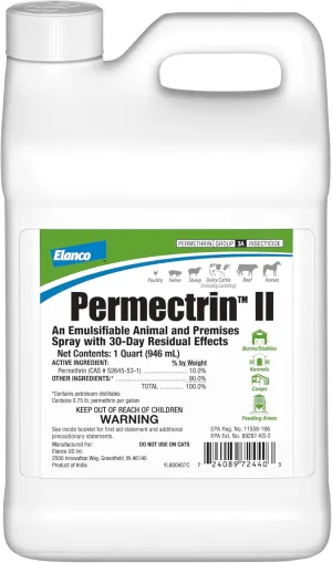 Elanco Permectrin II Insecticide, 32-Ounce