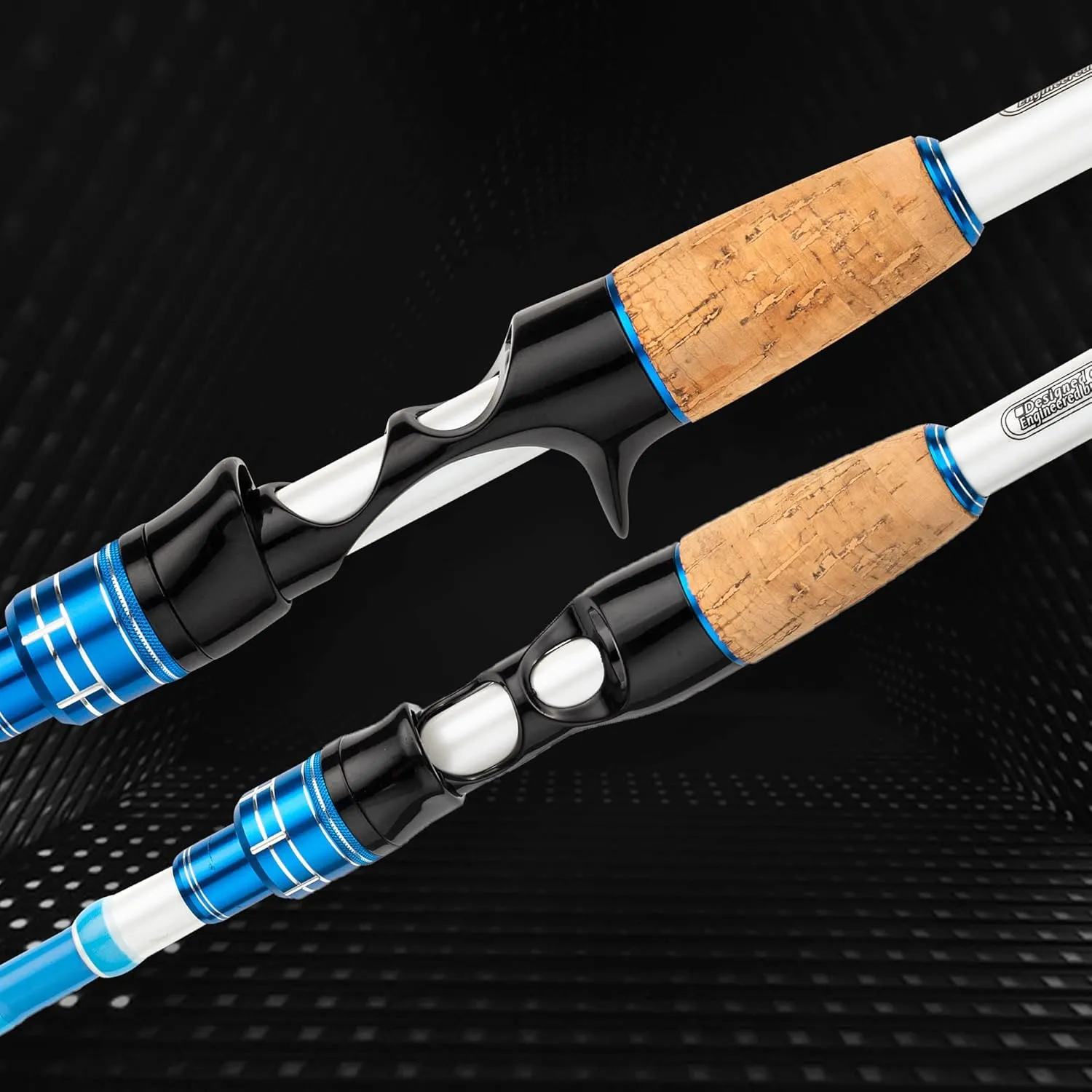 EOW XPEDITE MAX Portable Telescopic Casting/Spinning Fishing Rods, 24T Carbon Rod Blanks & Solid Carbon Tip, Split Cork Grips, Travel Rod, Short Collapsible Rods