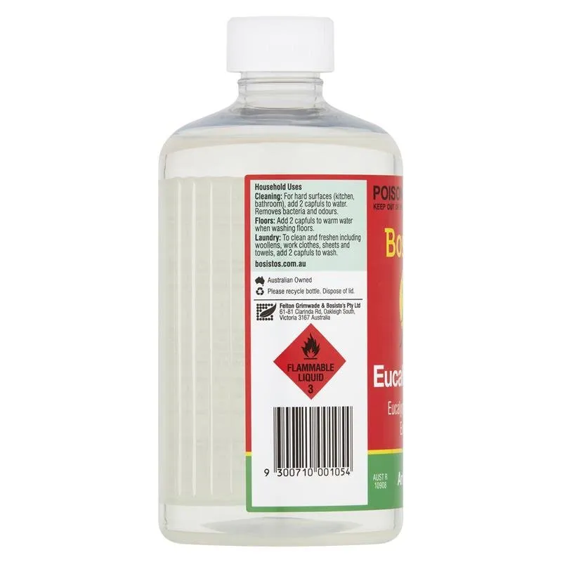 [Expiry: 03/2027] Bosisto’s Eucalyptus Oil 500mL