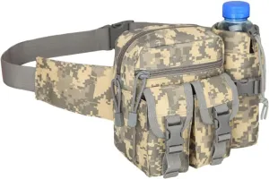 Fanny Pack Military Tactical Waist Bag Fanny Pack EDC Water Bottle Pouch Men Waterproof Outdoor Sports Running Hunting Fishing Hiking Bags (5)