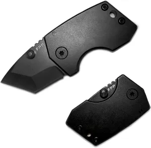 FAT PP Pocket Knife - 5th pocket EDC folding knife (Black)