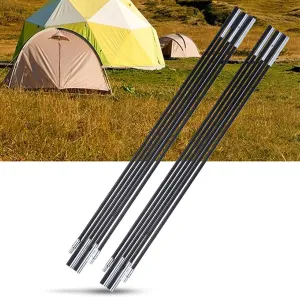 Fiberglass Camping Tent Pole Bars,Family Tent Pop Up Tent Stakes, Lightweight Stakes Heavy Duty Pole,Sunshelter Support Rods Awning Frames Kit, Family Tent Pop Up Tent Stakes, Fiberglass Camping