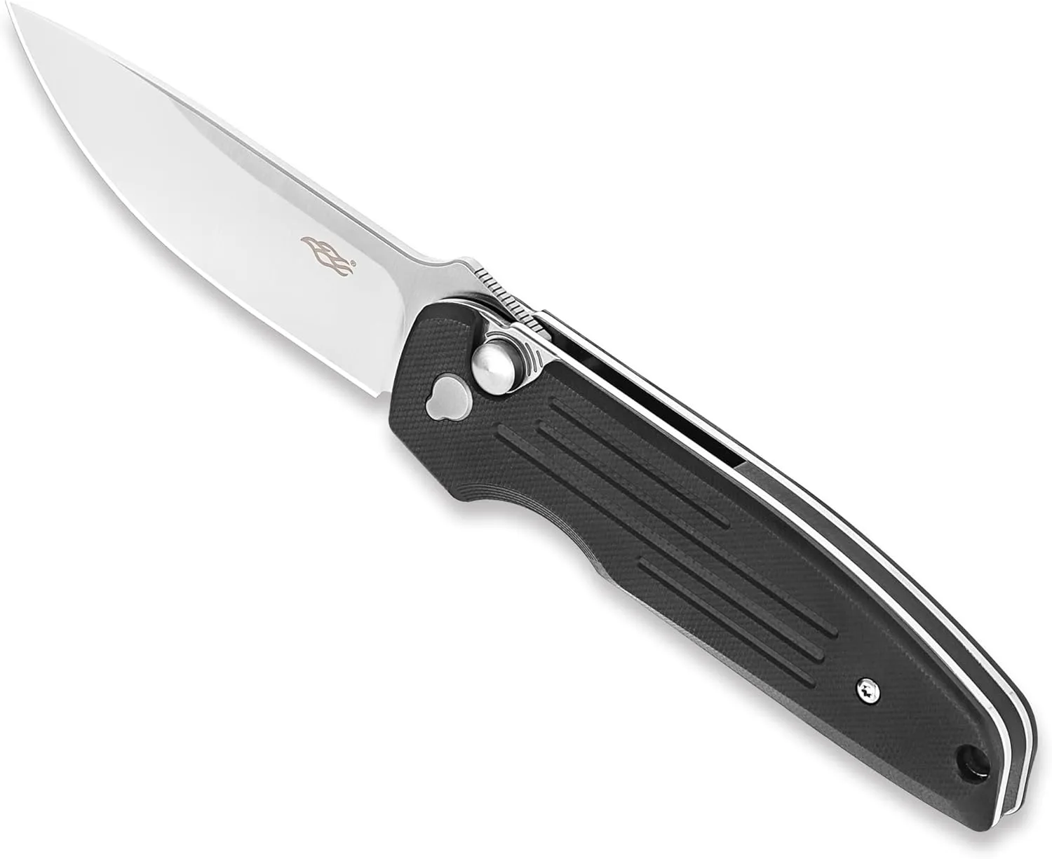 Firebird GANZO FH926-BK Pocket Folding Knife Button Lock D2 Steel Blade G10 Anti-Slip Handle with Clip Camping Outdoor EDC Utility Knife Best Gift for Men Women (Black)