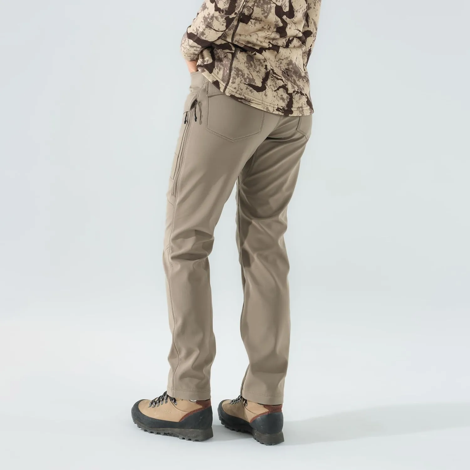 First Lite Women's 308 Lined Pant - Fleece-Lined Stretch Camo Hunting Pants with Hip Vents