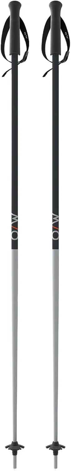 Fischer ONE Way Unisex GT 18 Alpine Skis Poles - Durable Lightweight Aluminum Easy-to-Use Outdoor Winter Sports Downhill Ski Poles with Ergonomic Grip & Adjustable Strap - Pair