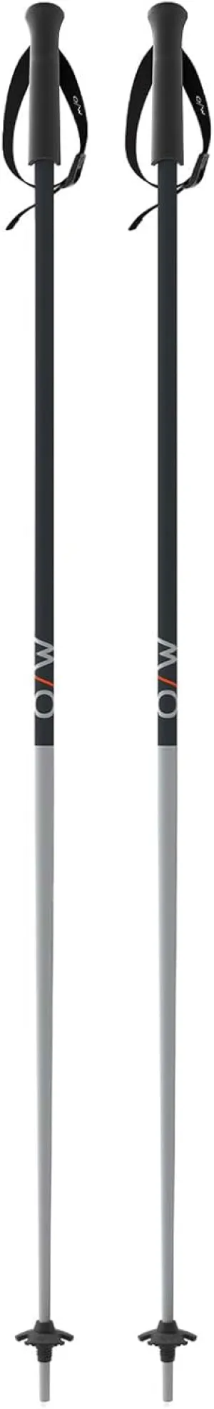 Fischer ONE Way Unisex GT 18 Alpine Skis Poles - Durable Lightweight Aluminum Easy-to-Use Outdoor Winter Sports Downhill Ski Poles with Ergonomic Grip & Adjustable Strap - Pair